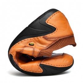 Men Casual Bussiness Sneakers Driving Breathable Lightweight Slip Resistant Soft Shoes